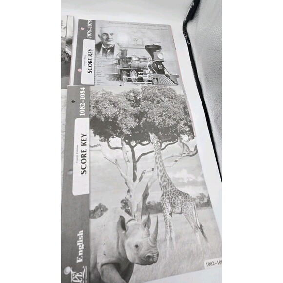 ACE School Of Tomorrow English Paces 1077-1084 & Score Keys 1073-1084 7th Grade - Picture 6 of 10